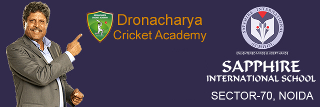 Dronacharya Cricket Academy inaugrated at Sapphire International School, Noida