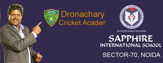 Dronacharya Cricket Academy inaugrated at Sapphire International School, Noida